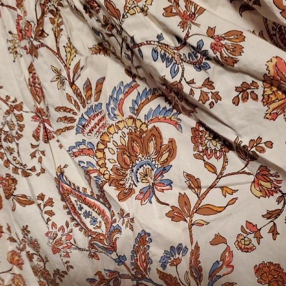 Old Navy Women's Floral Maxi Dress - Cream and Brown - Picture 7 of 7